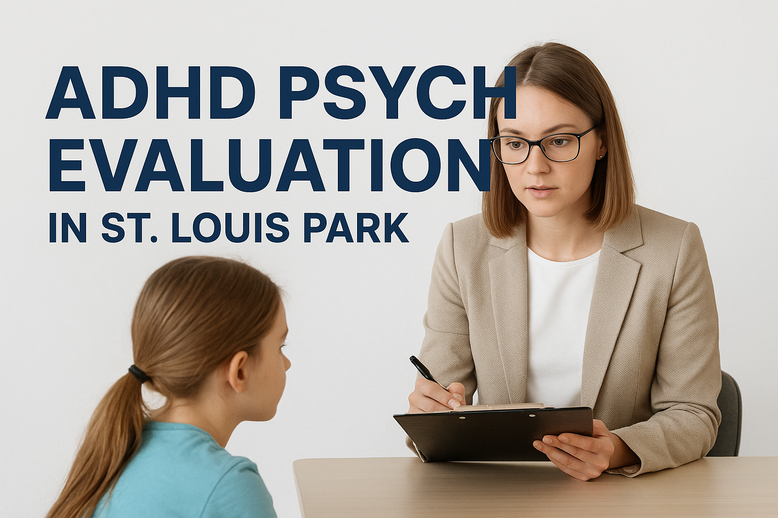 ADHD psych evaluation in St. Louis Park